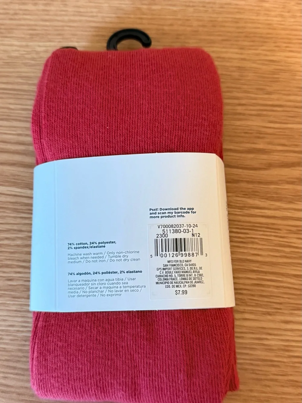 Old Navy Baby Tights in Red - Size 2T-3T